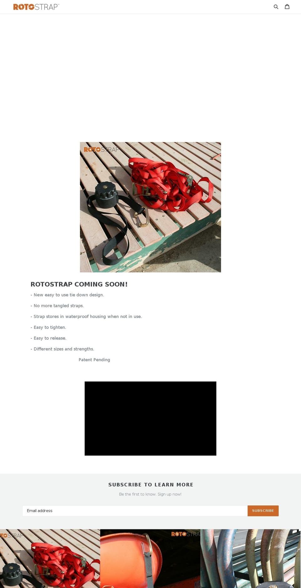 rotostrap.com shopify website screenshot