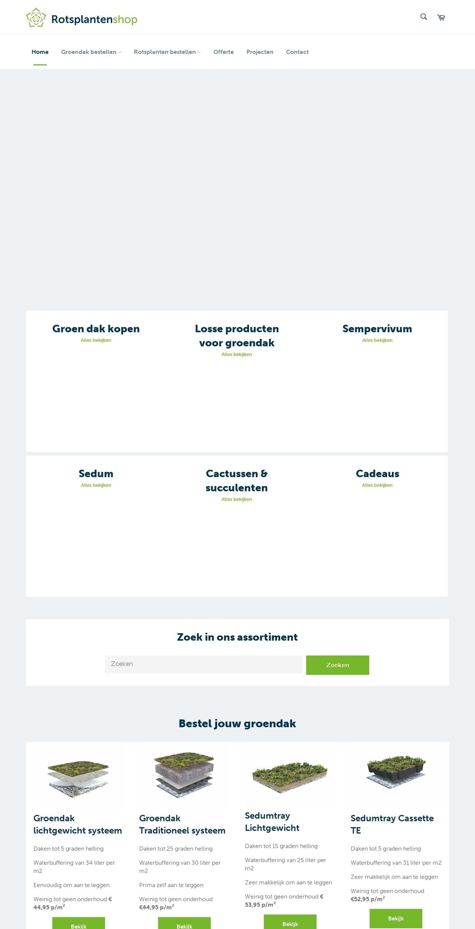 rotsplantenshop.nl shopify website screenshot