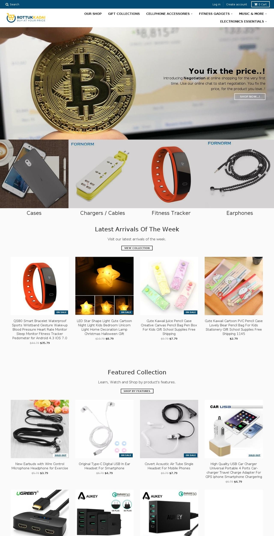 rottukkadai.com shopify website screenshot