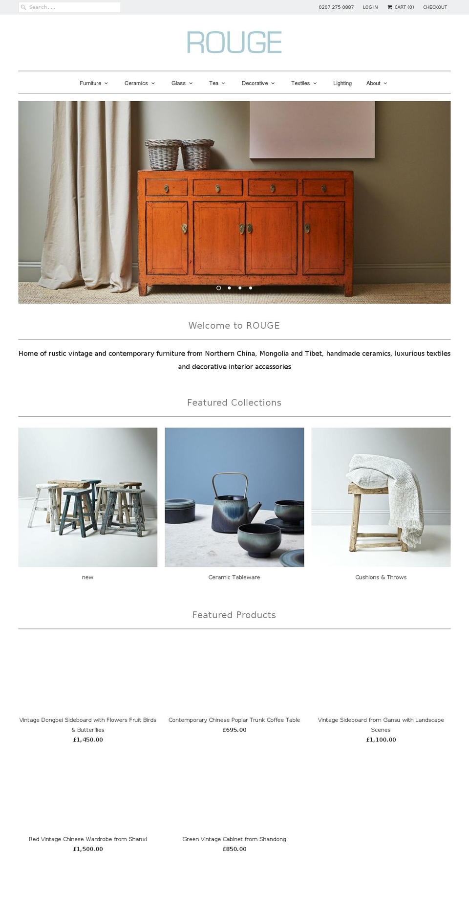 rouge-shop.com shopify website screenshot