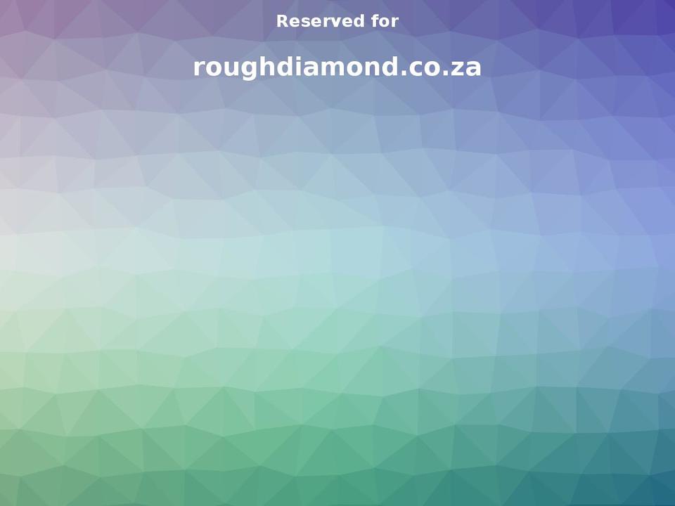 roughdiamond.co.za shopify website screenshot