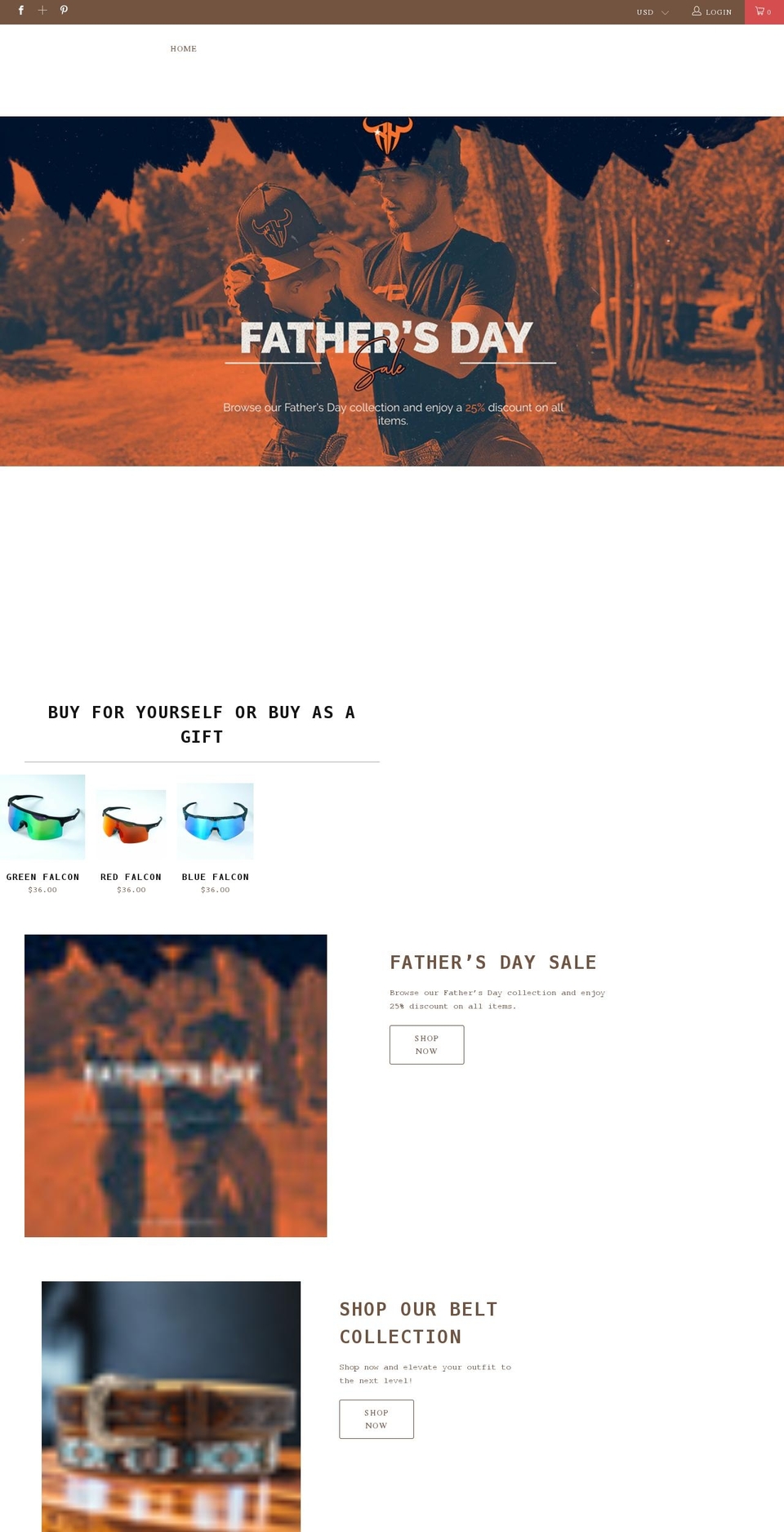 roughhandbrand.com shopify website screenshot