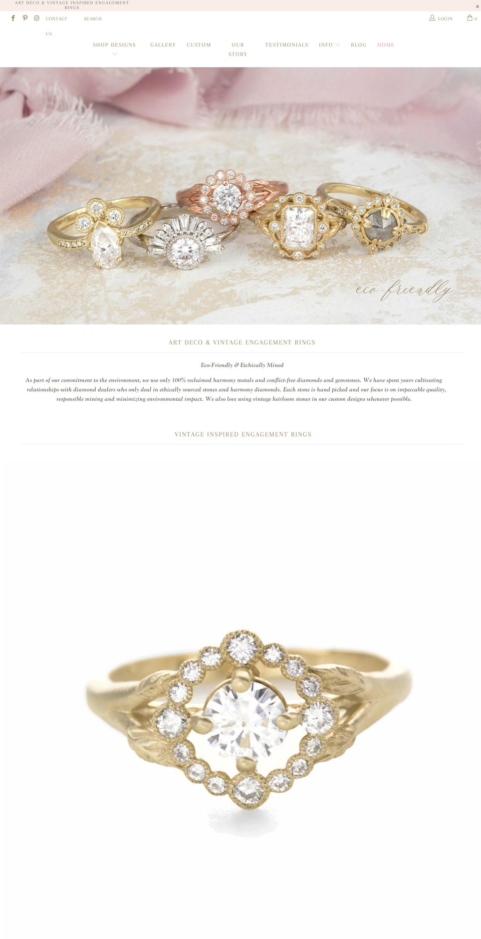 roughluxe-jewelry.com shopify website screenshot