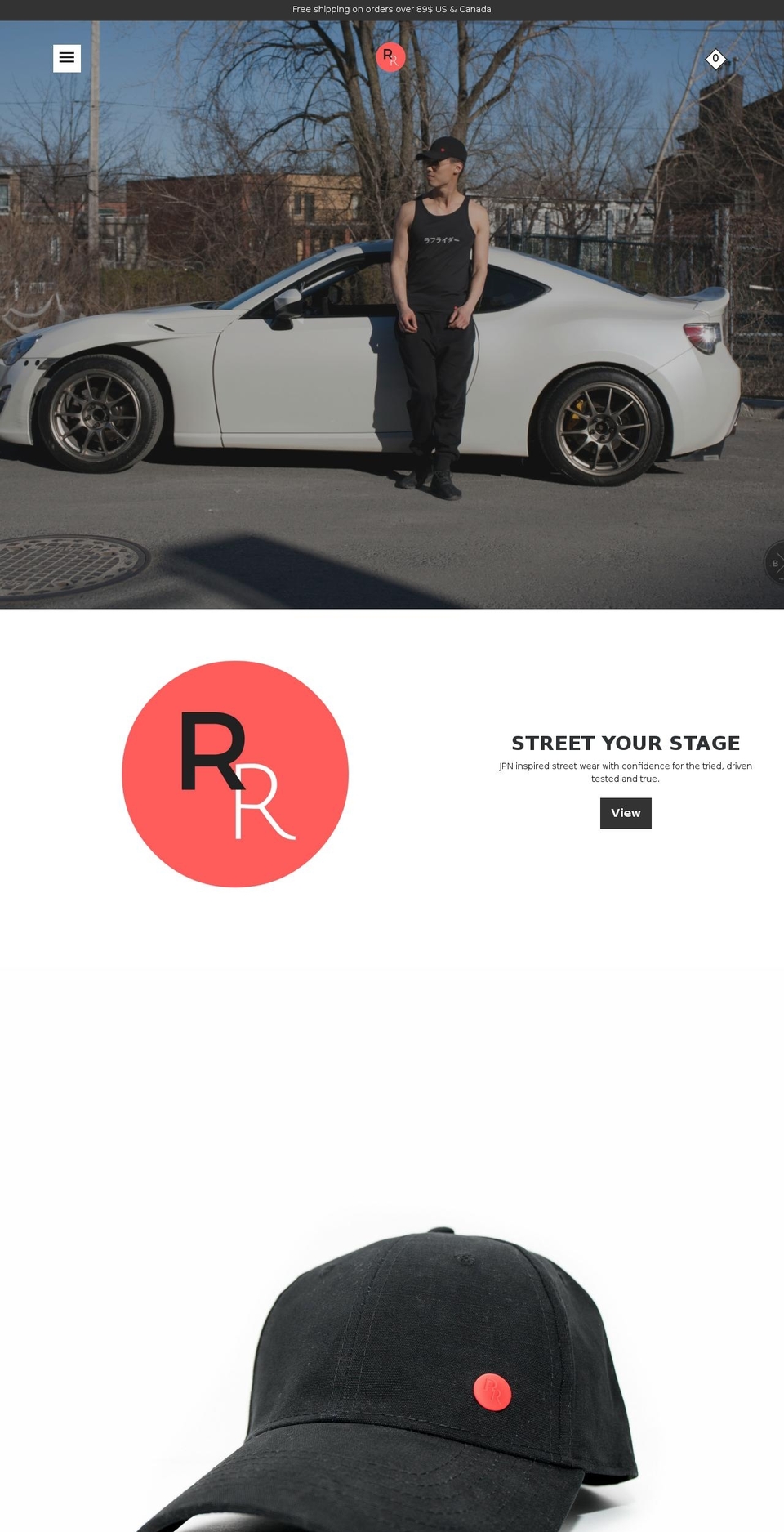 roughridejapan.com — Shopify storefront screenshot