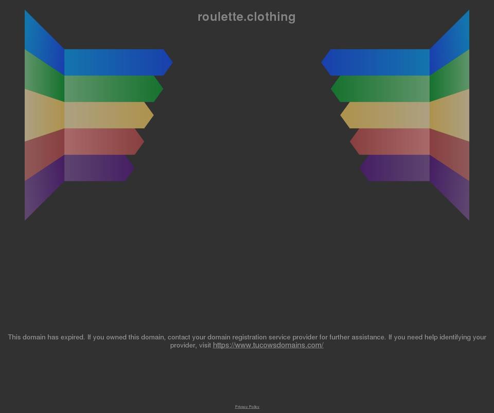 roulette.clothing shopify website screenshot