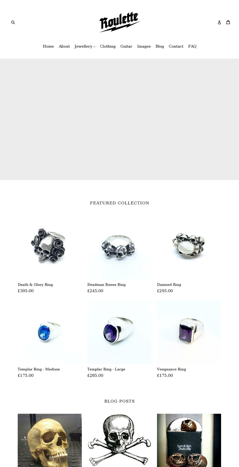 roulettecustoms.com shopify website screenshot