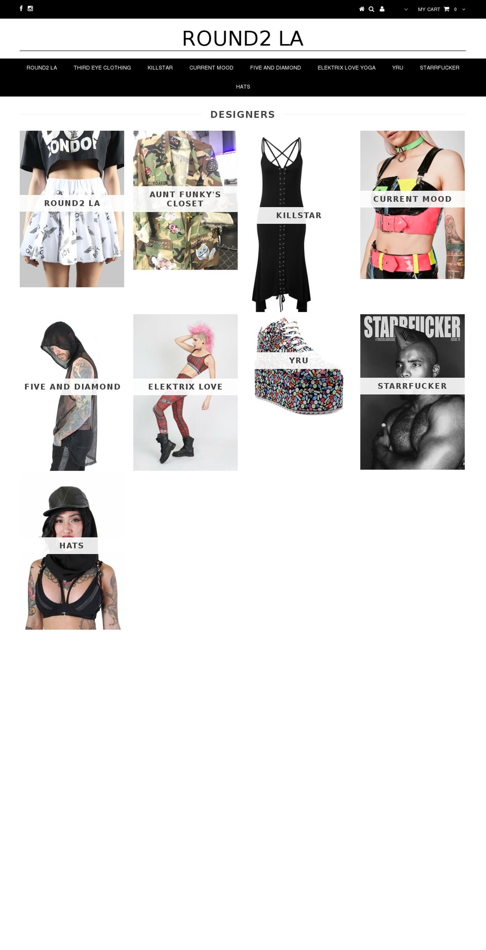 round2la.com — Shopify storefront screenshot