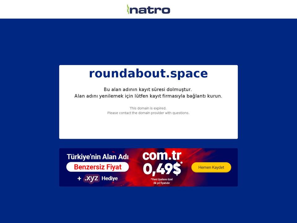 roundabout.space shopify website screenshot