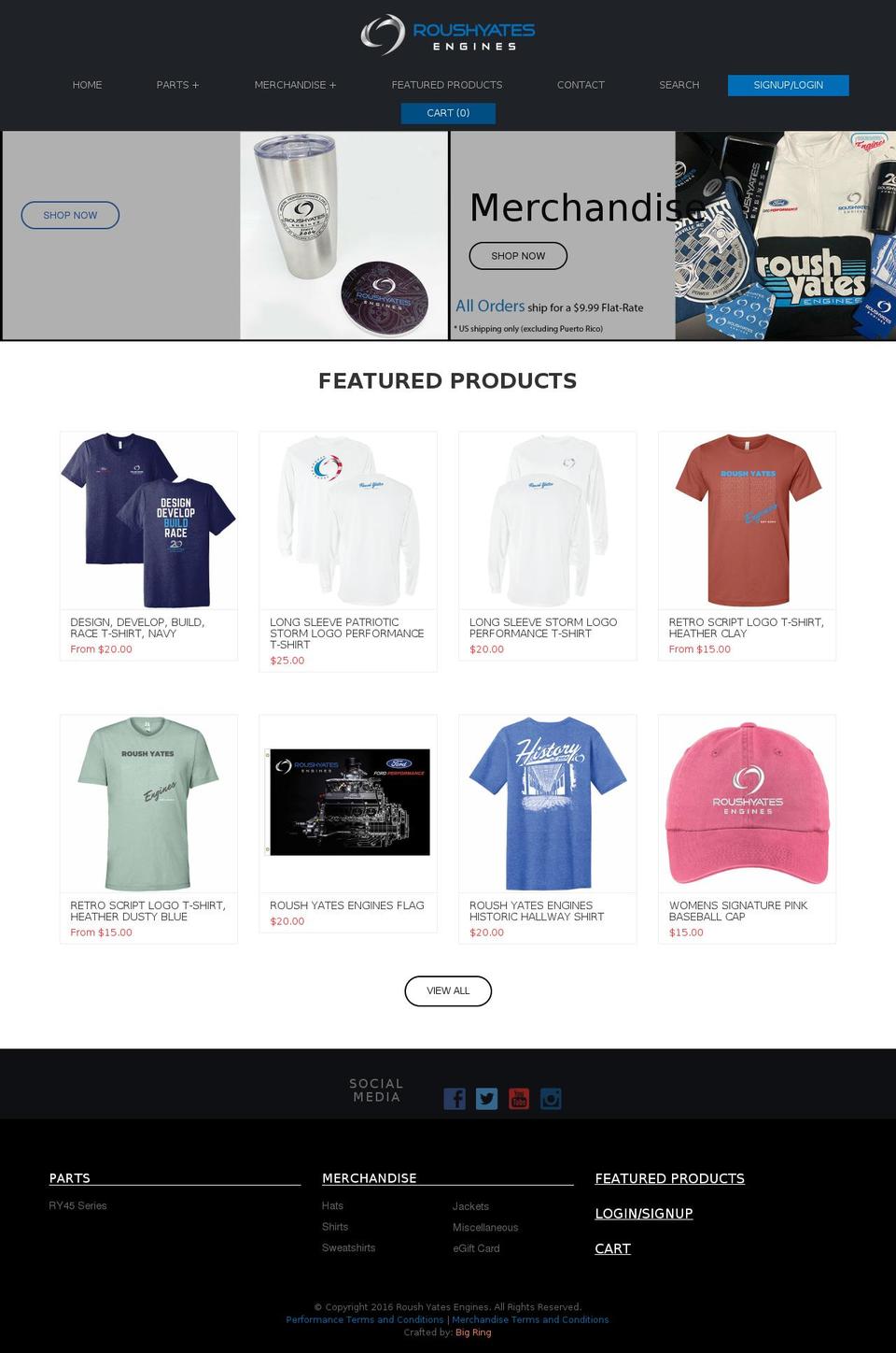 roush-yates-engines.myshopify.com shopify website screenshot