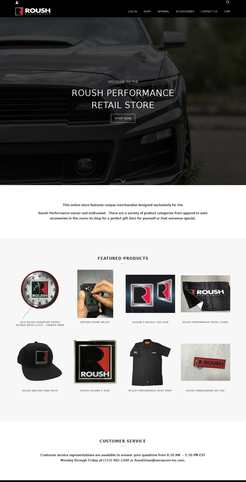 Clean Pipeline- LOCK Shopify theme site example roushgear.com