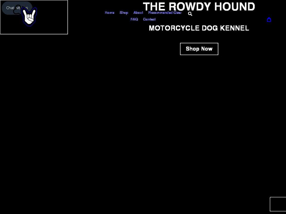 rowdyhound.com shopify website screenshot