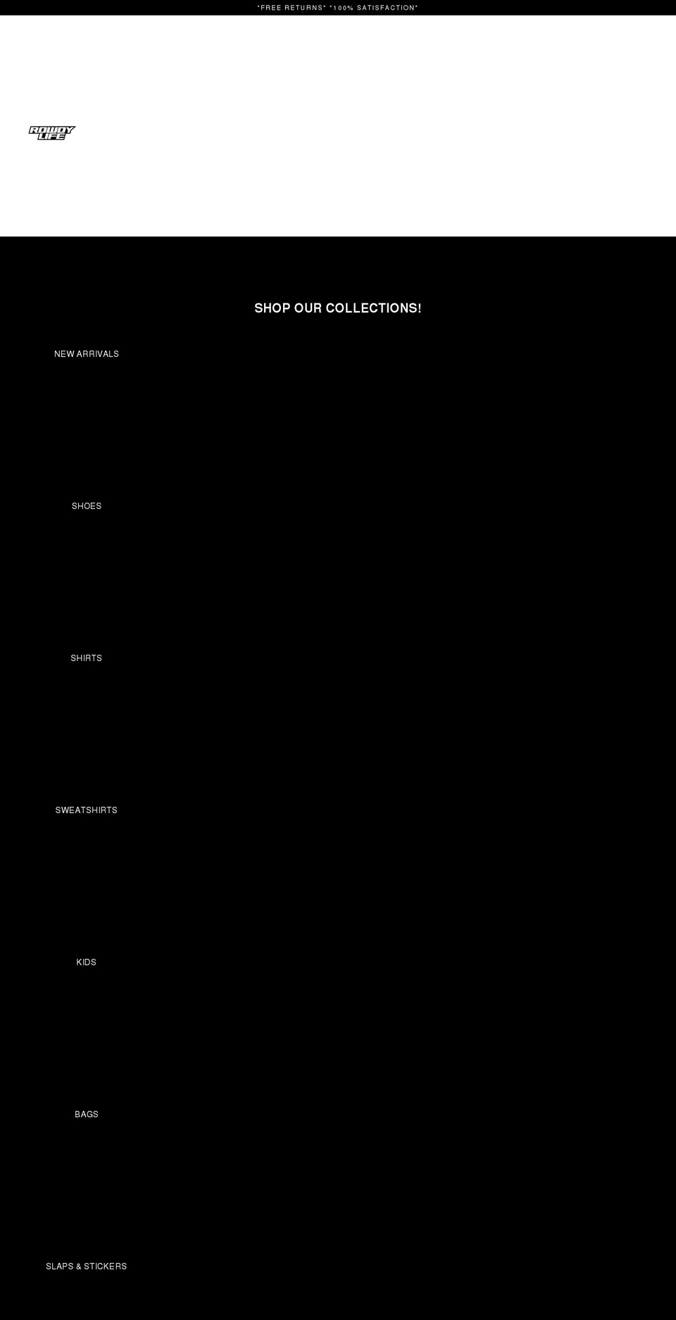 rowdylifedesigns.com — Shopify storefront screenshot