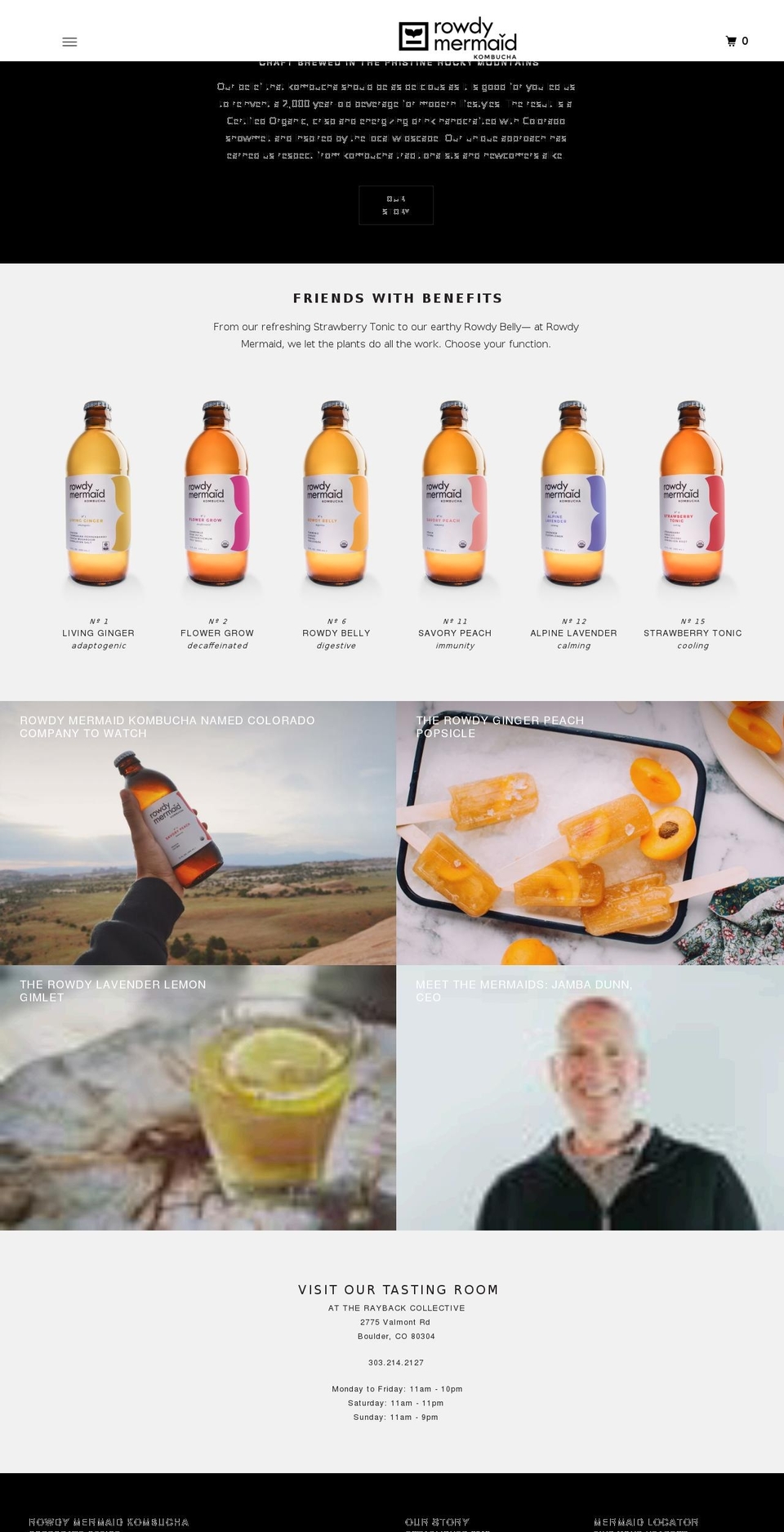 rowdymermaid.com shopify website screenshot