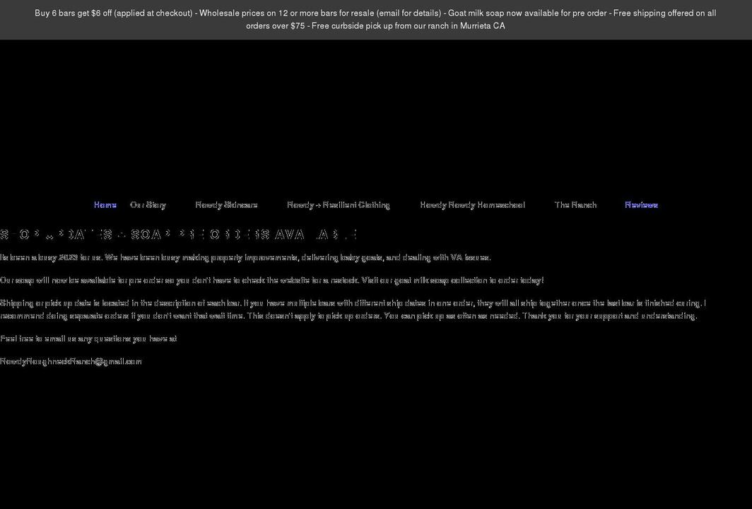 rowdyroughneckranch.com shopify website screenshot
