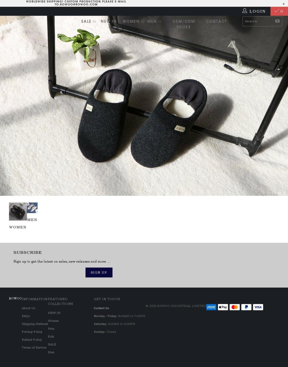 rowoo.com shopify website screenshot