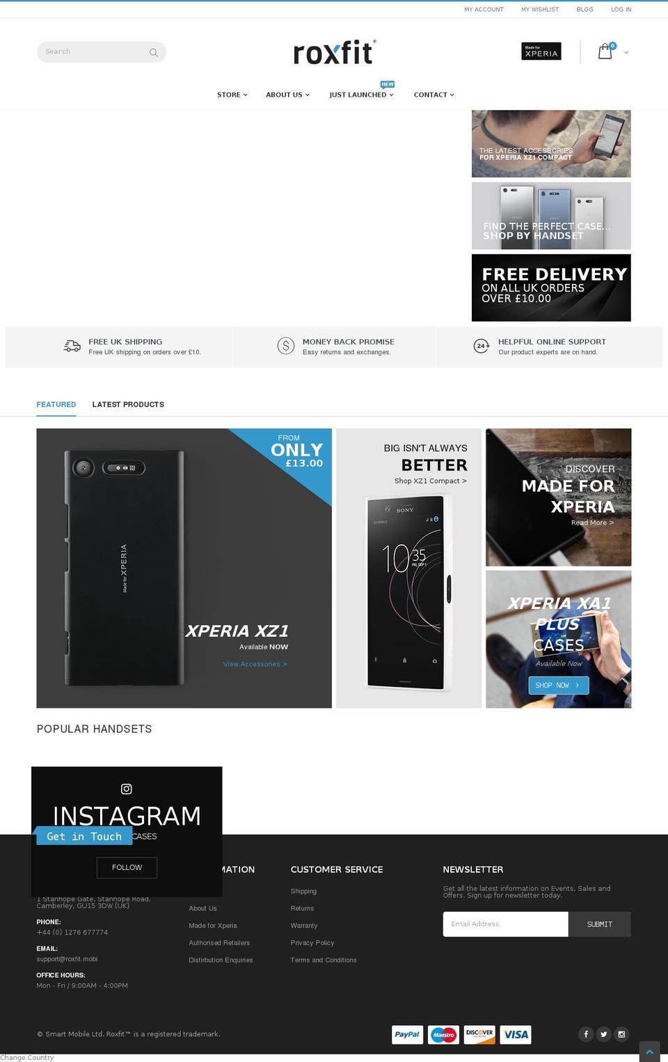 Roxfit Sept 2017 Shopify theme site example roxfit.com