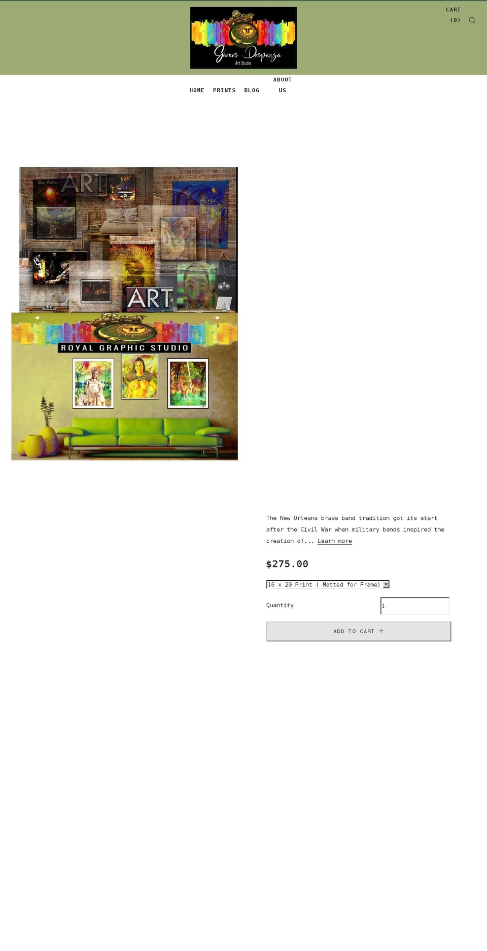 royal-graphic-studio.myshopify.com shopify website screenshot