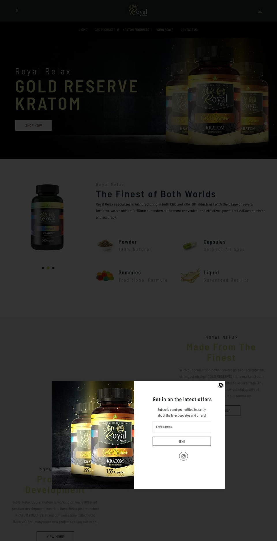 royal-relax.com shopify website screenshot