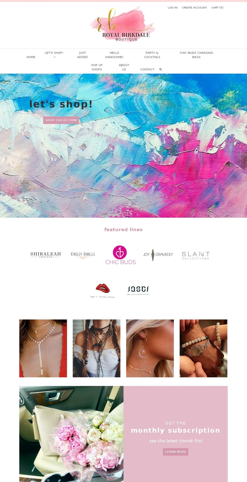royalbirkdaleboutique.com — Shopify storefront screenshot