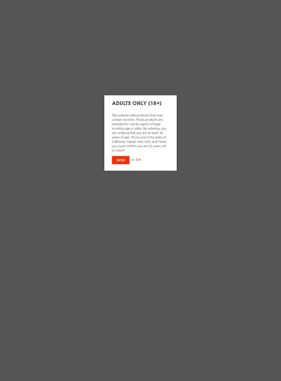 royalevapor.com shopify website screenshot