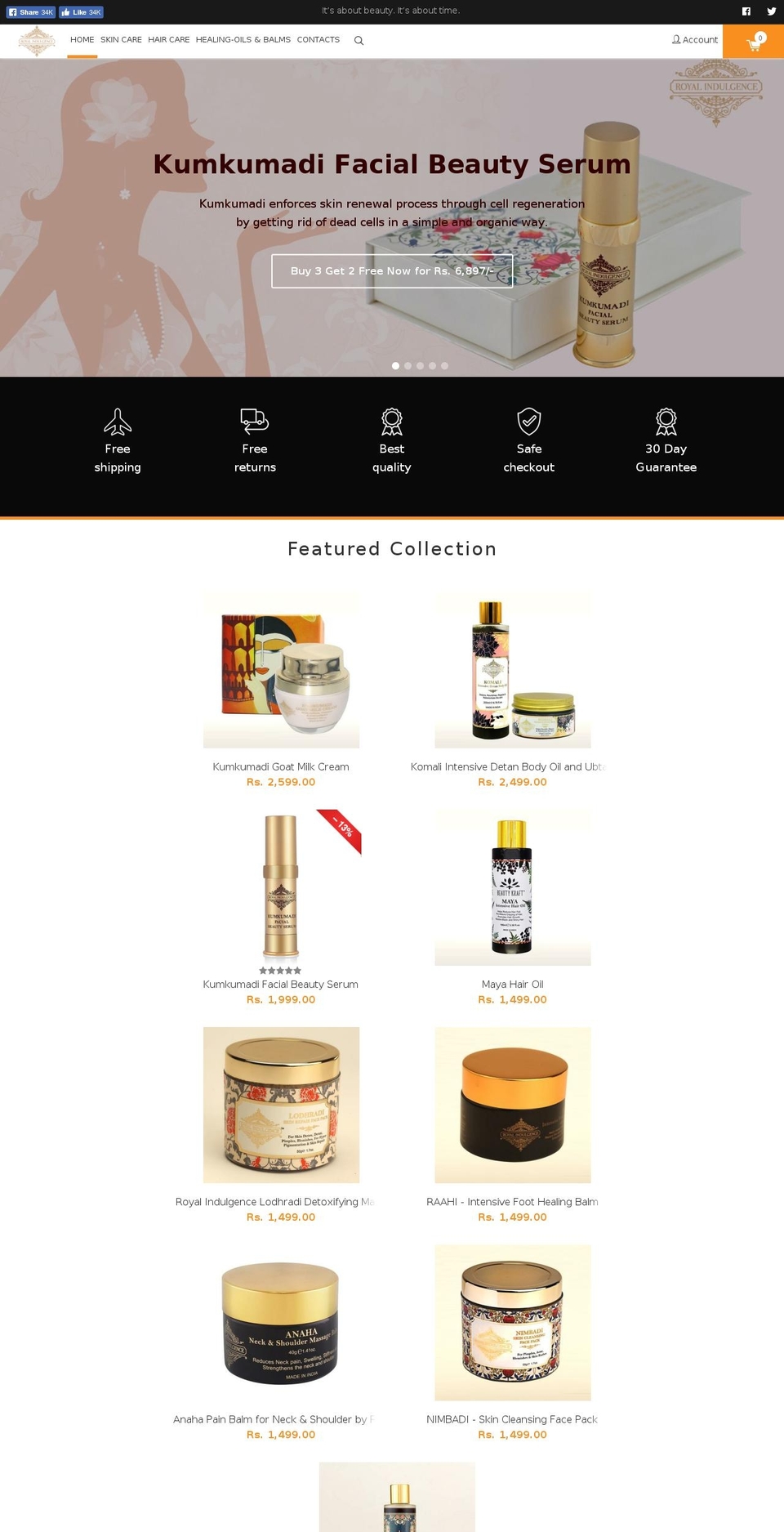 konversion-theme Shopify theme site example royalindulgence.com