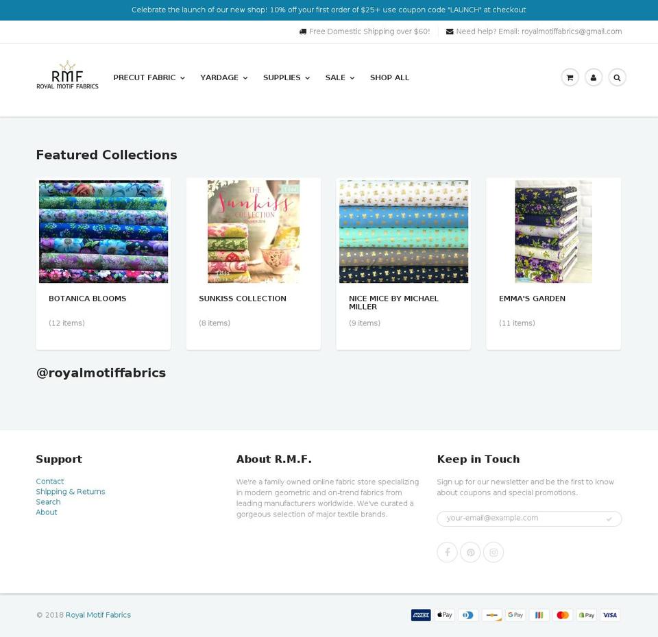 royalmotif.com — Shopify storefront screenshot