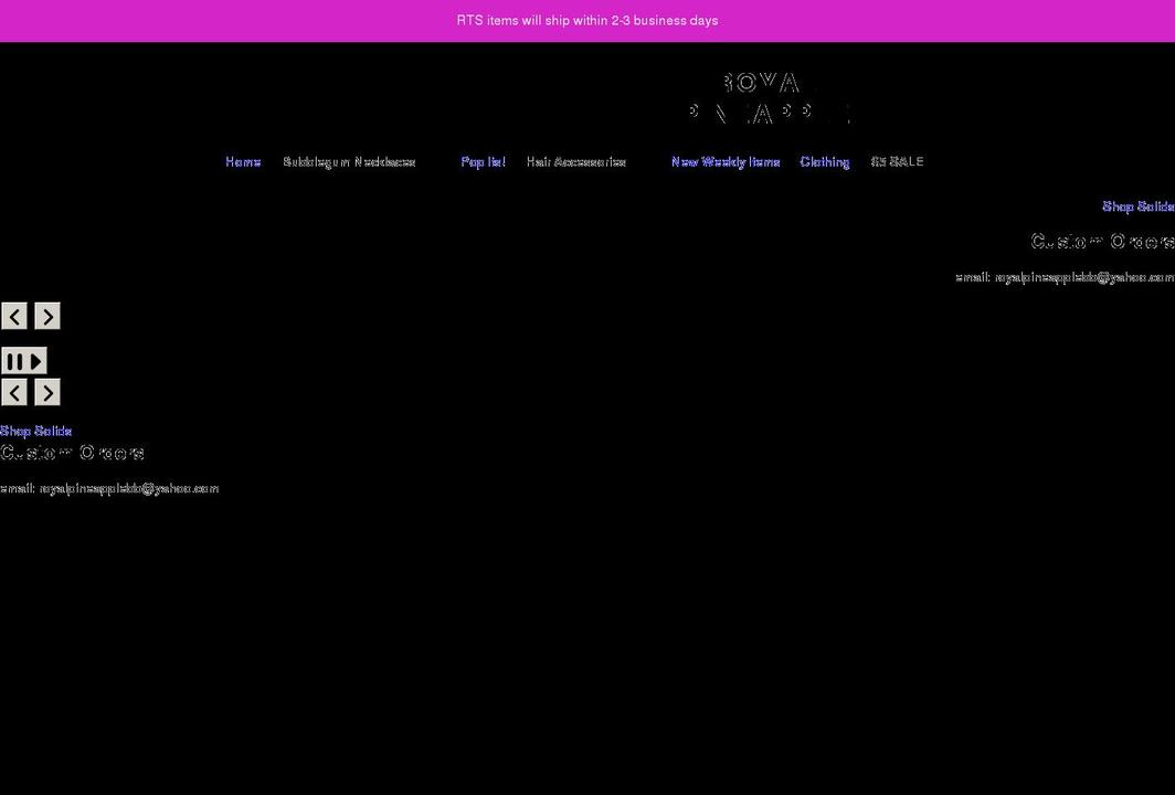 royalpineapplebb.com shopify website screenshot