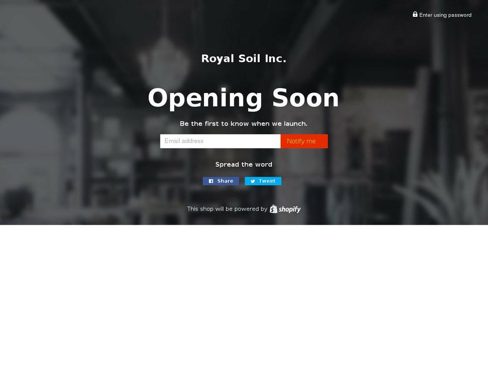 royalsoilinc.com shopify website screenshot
