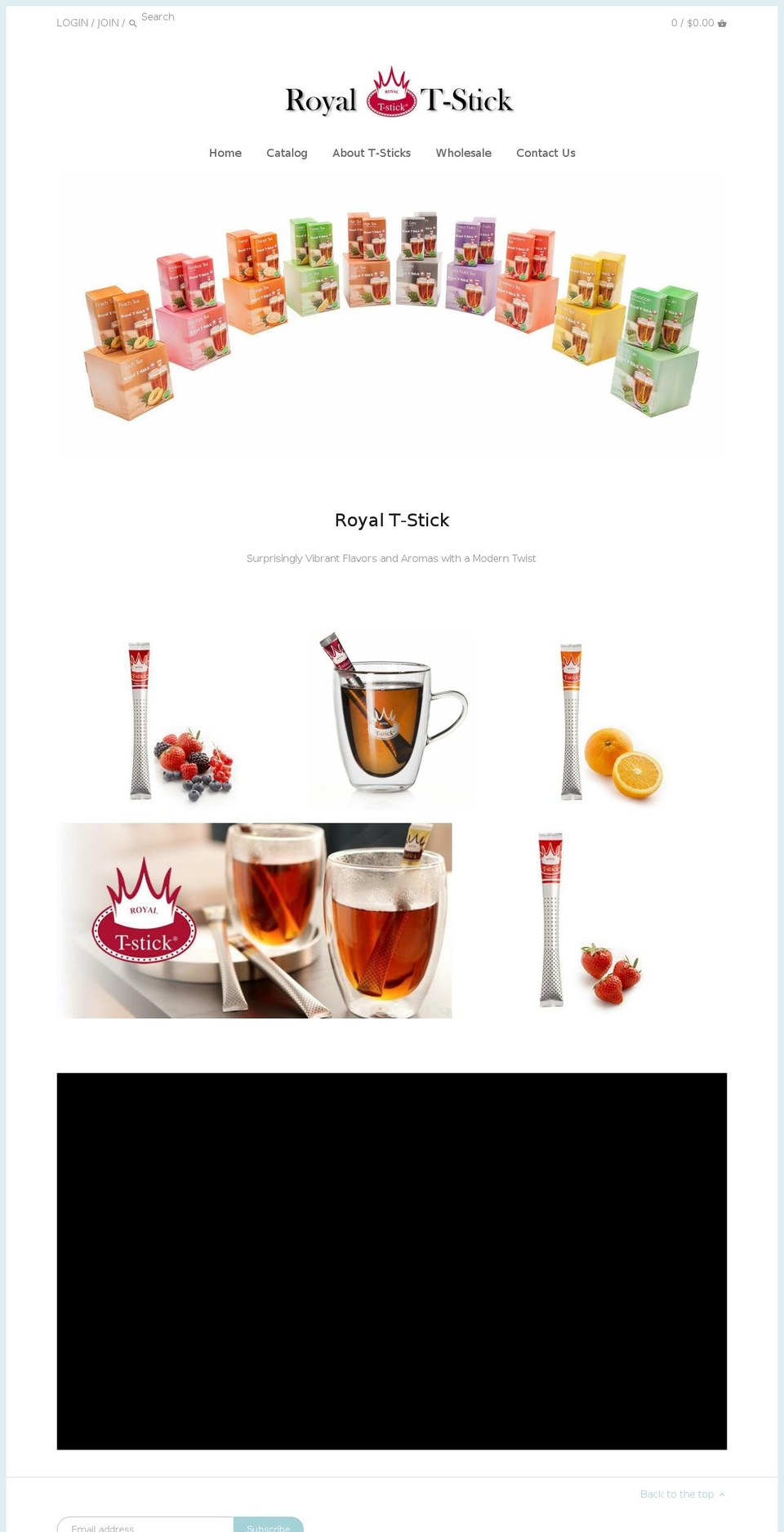 royalteastick.com — Shopify storefront screenshot