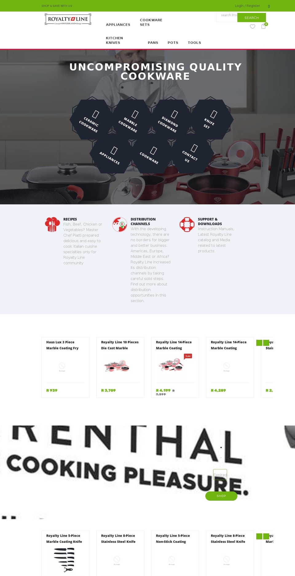 royaltyline.co.za shopify website screenshot