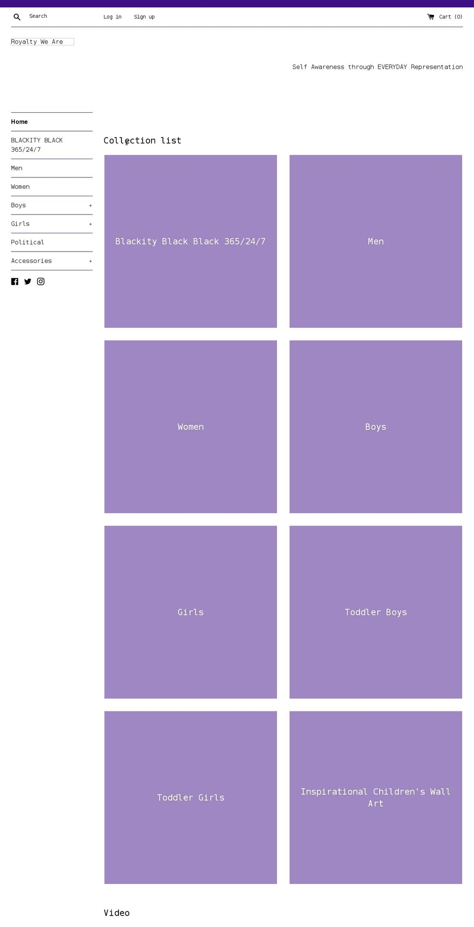 royaltyweare.com shopify website screenshot