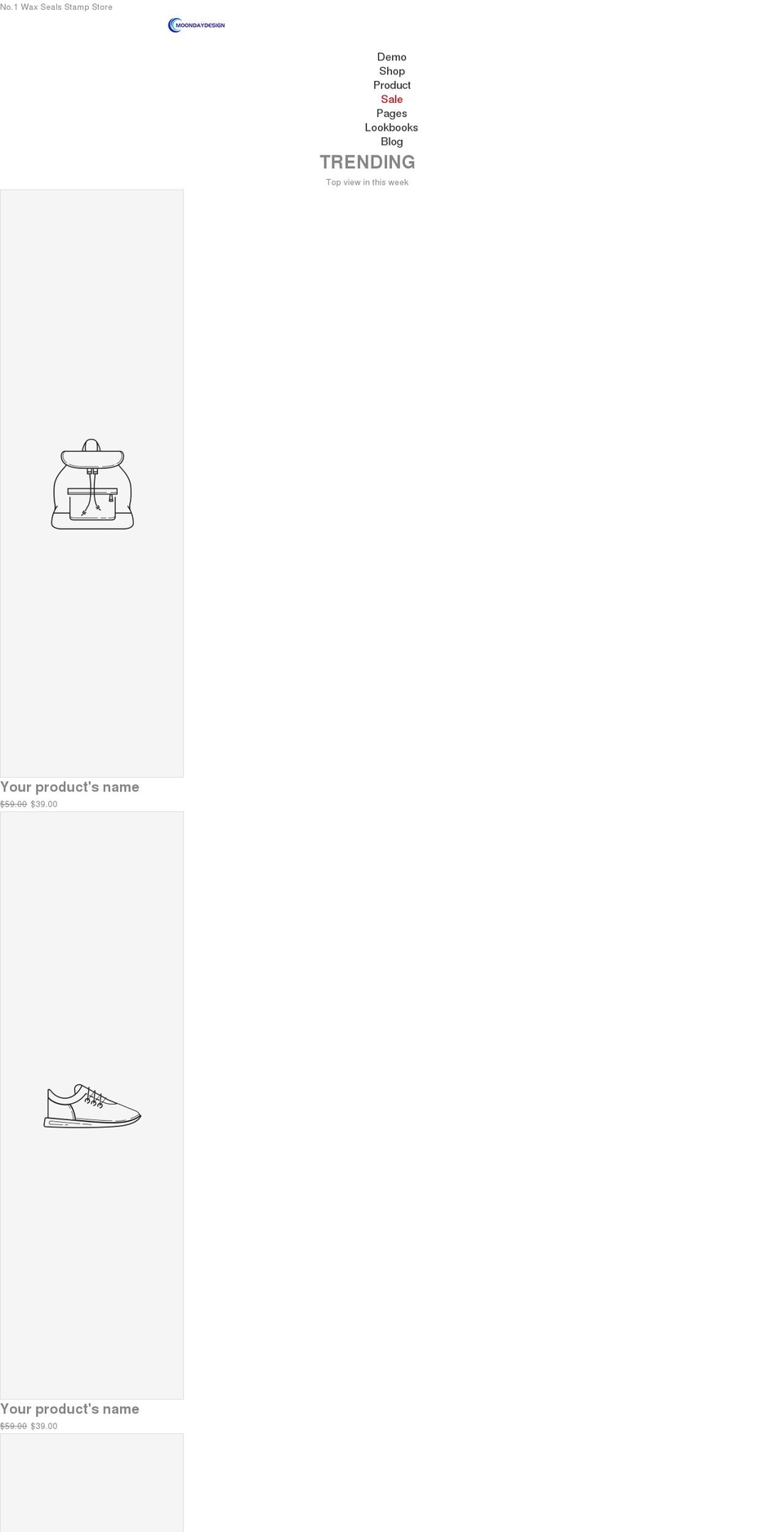 royalwaxseal.com shopify website screenshot