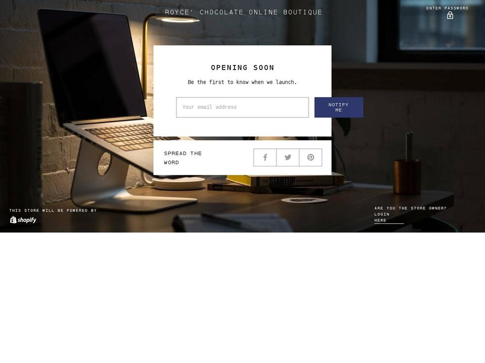 Made with ❤ by Arctic Grey V Shopify theme site example royce-confections-usa.myshopify.com