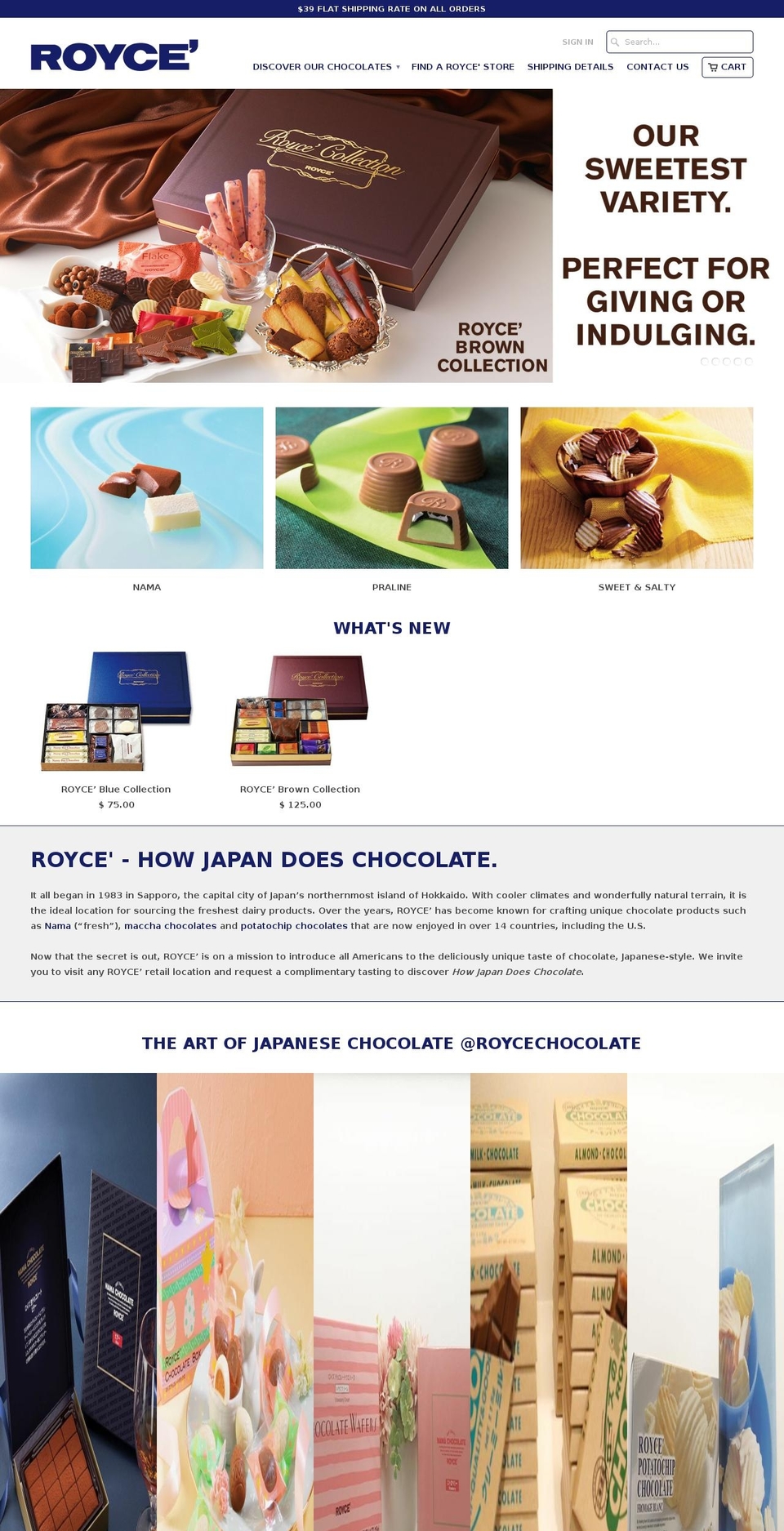 royceconfectusa.com shopify website screenshot