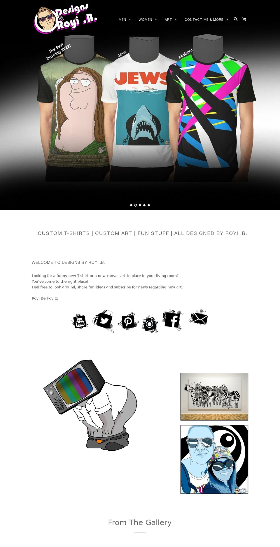 royib.com shopify website screenshot