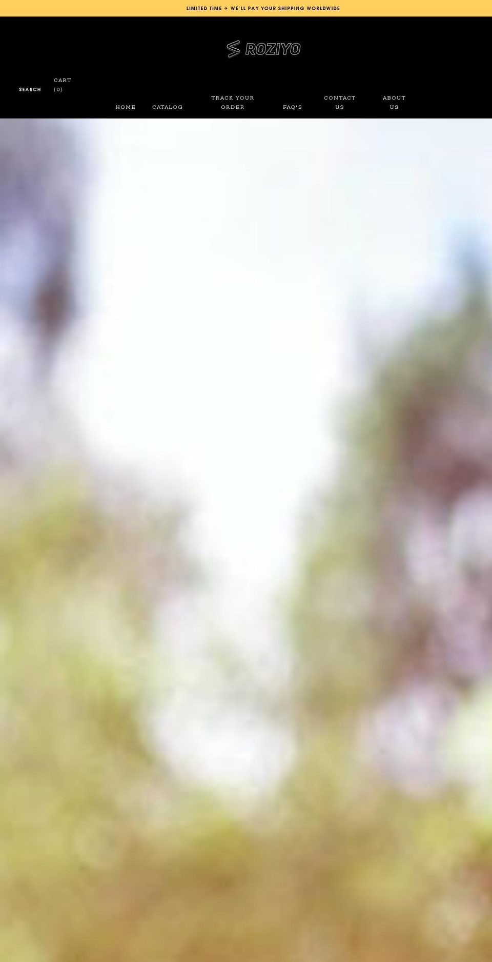 roziyo.com shopify website screenshot