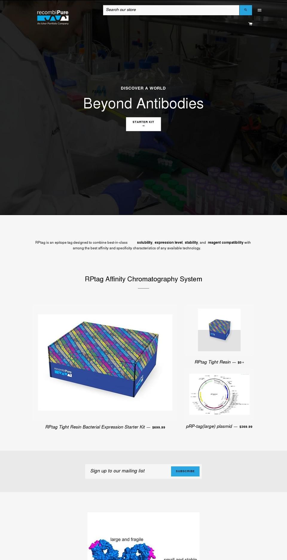 rp-tag.com — Shopify storefront screenshot