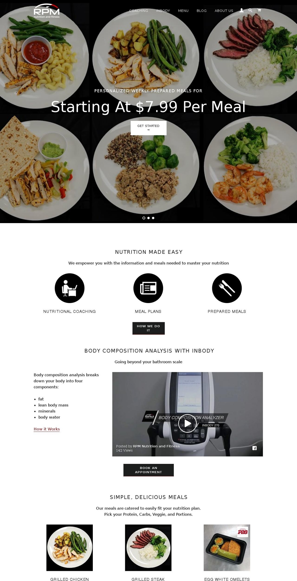rpmnutritionandfitness.com — Shopify storefront screenshot