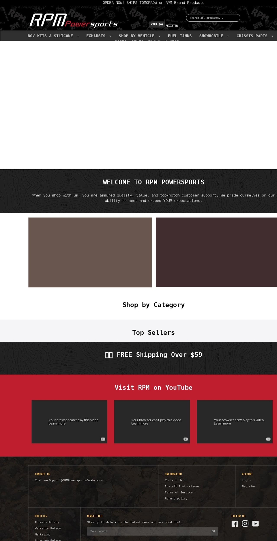 rpmsxs.com shopify website screenshot
