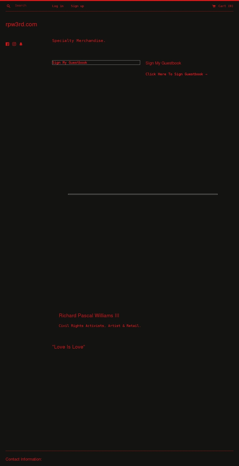 rpw3rd.com shopify website screenshot