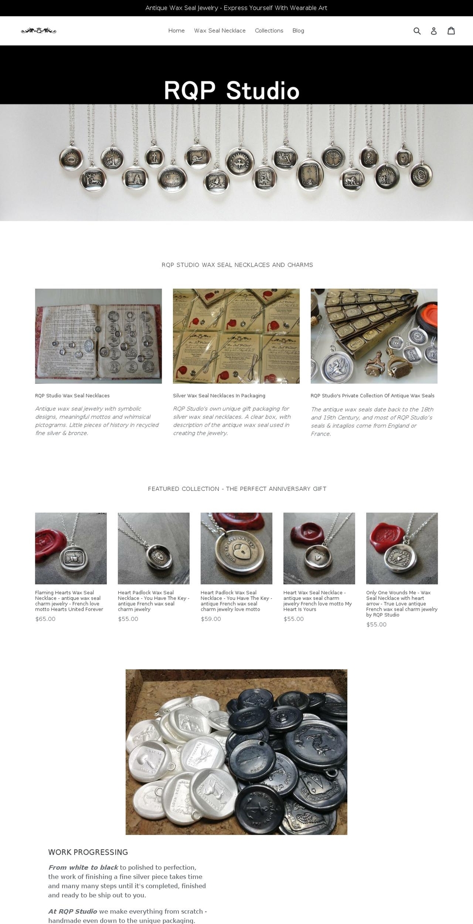 rqpstudio.net shopify website screenshot