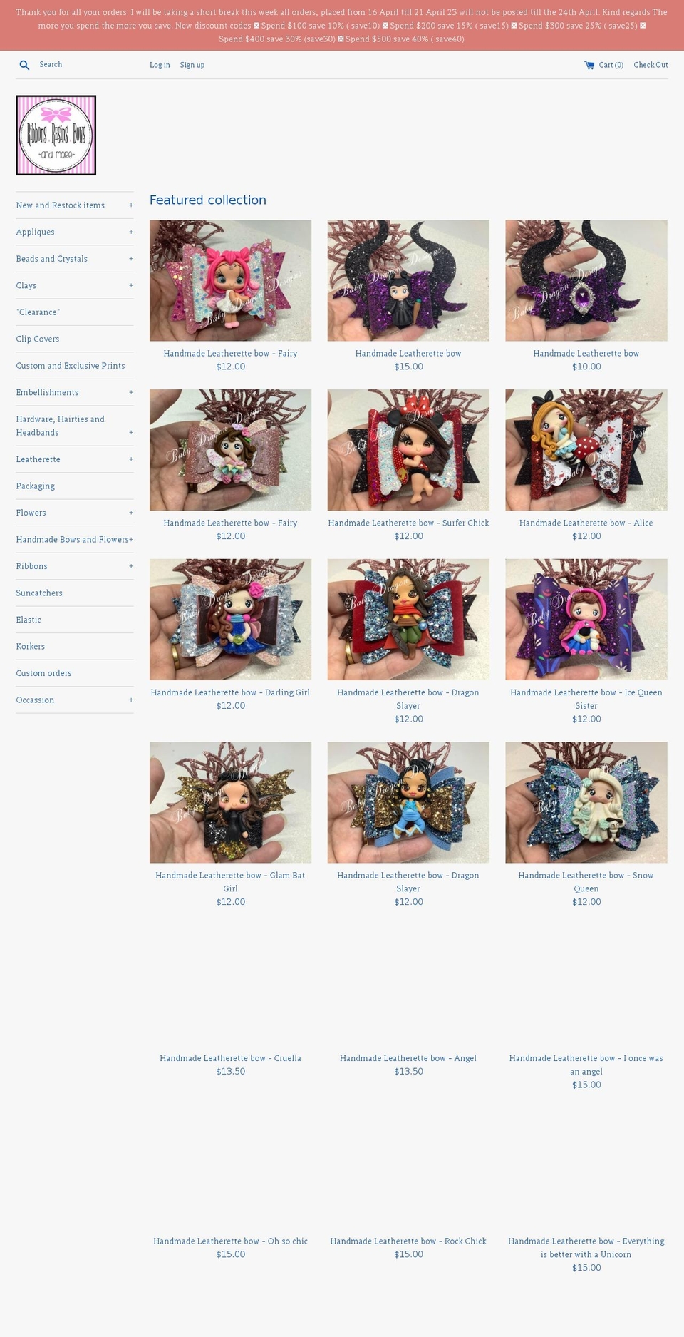 rrbandmore.com — Shopify storefront screenshot