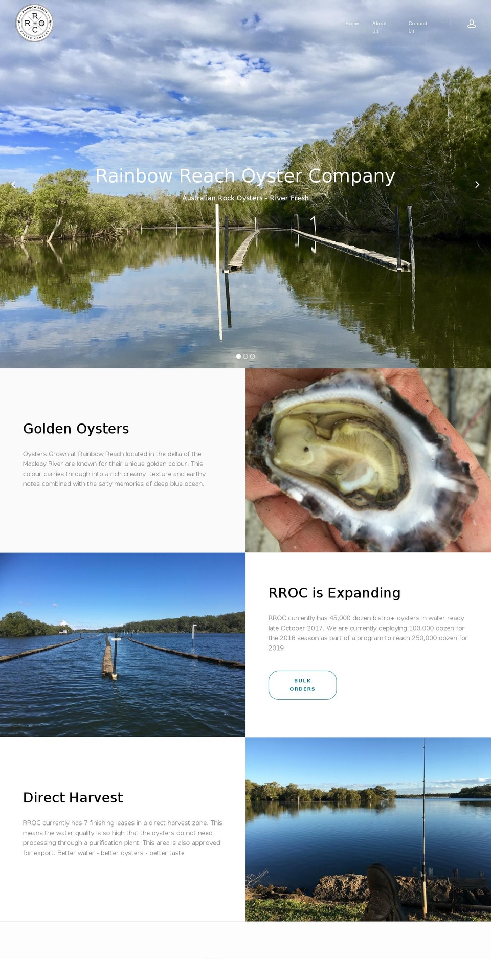 rrocoyster.com — Shopify storefront screenshot
