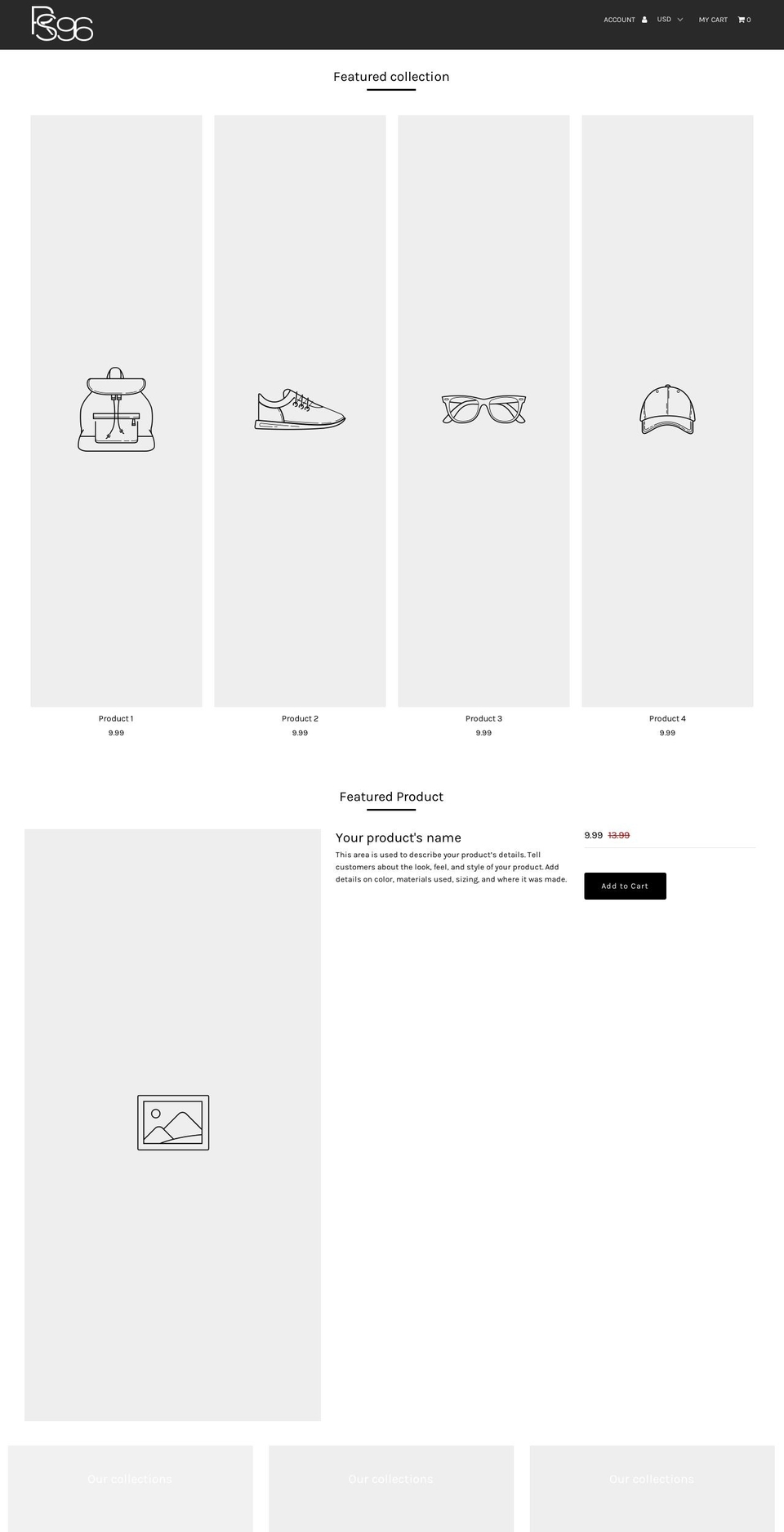 rs96.us shopify website screenshot