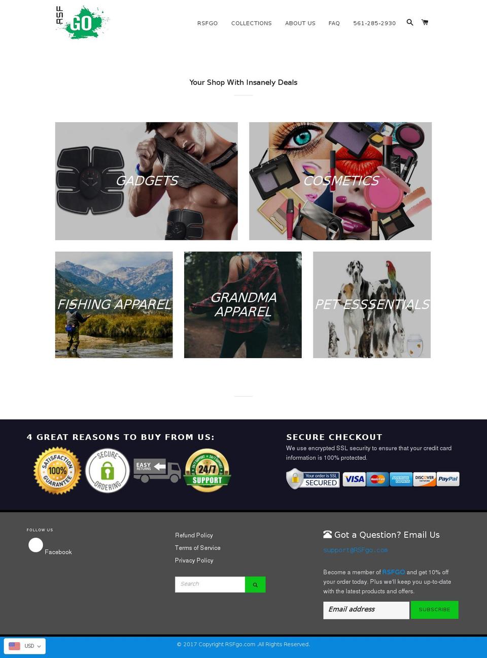 optimizedtheme Shopify theme site example rsfgo.com