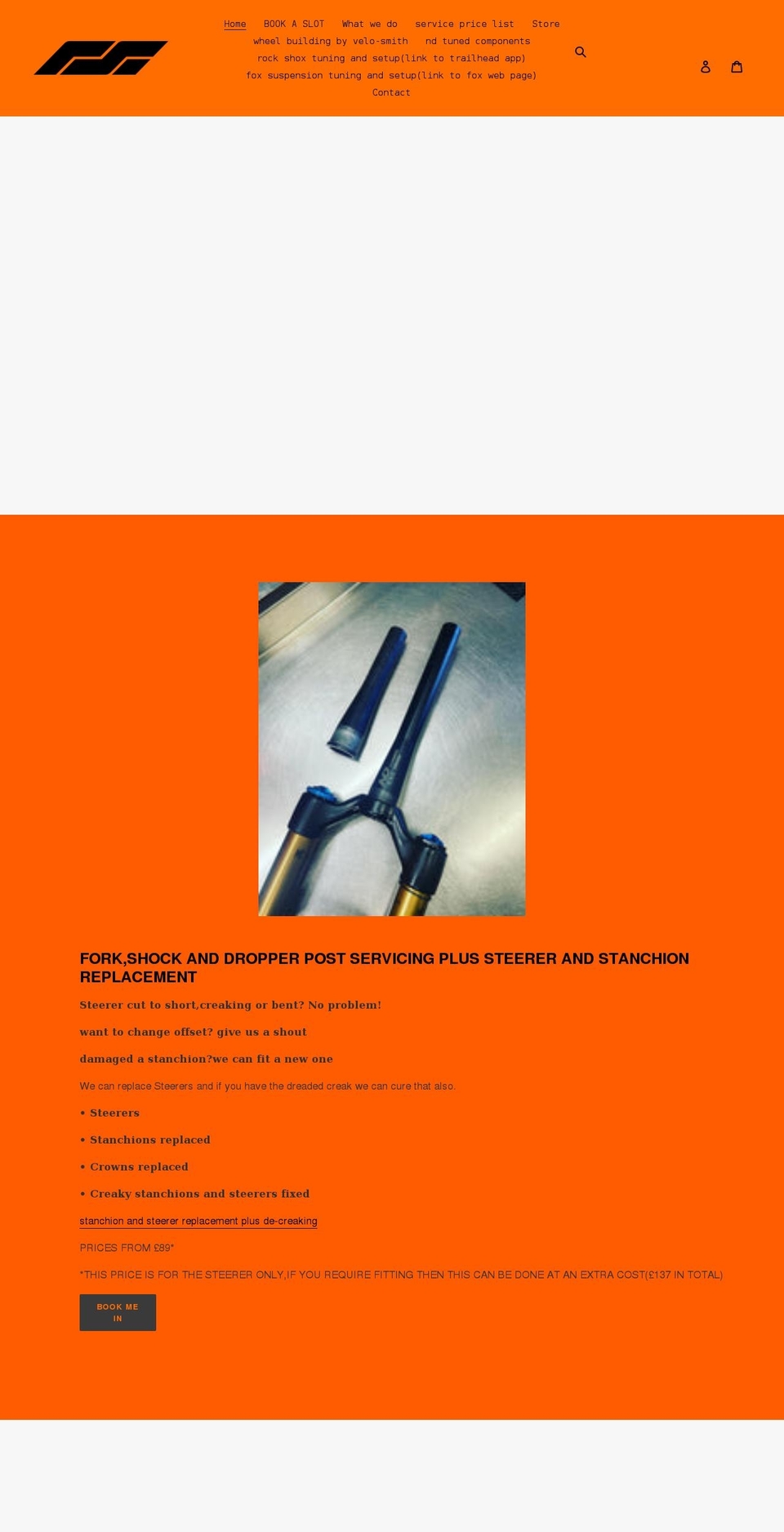 rsfsus.co.uk shopify website screenshot