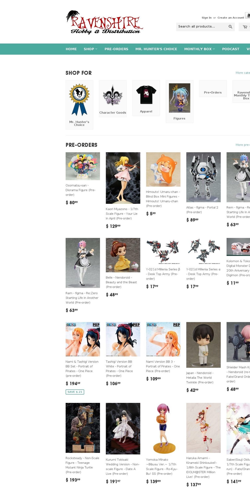 rshobby.com shopify website screenshot