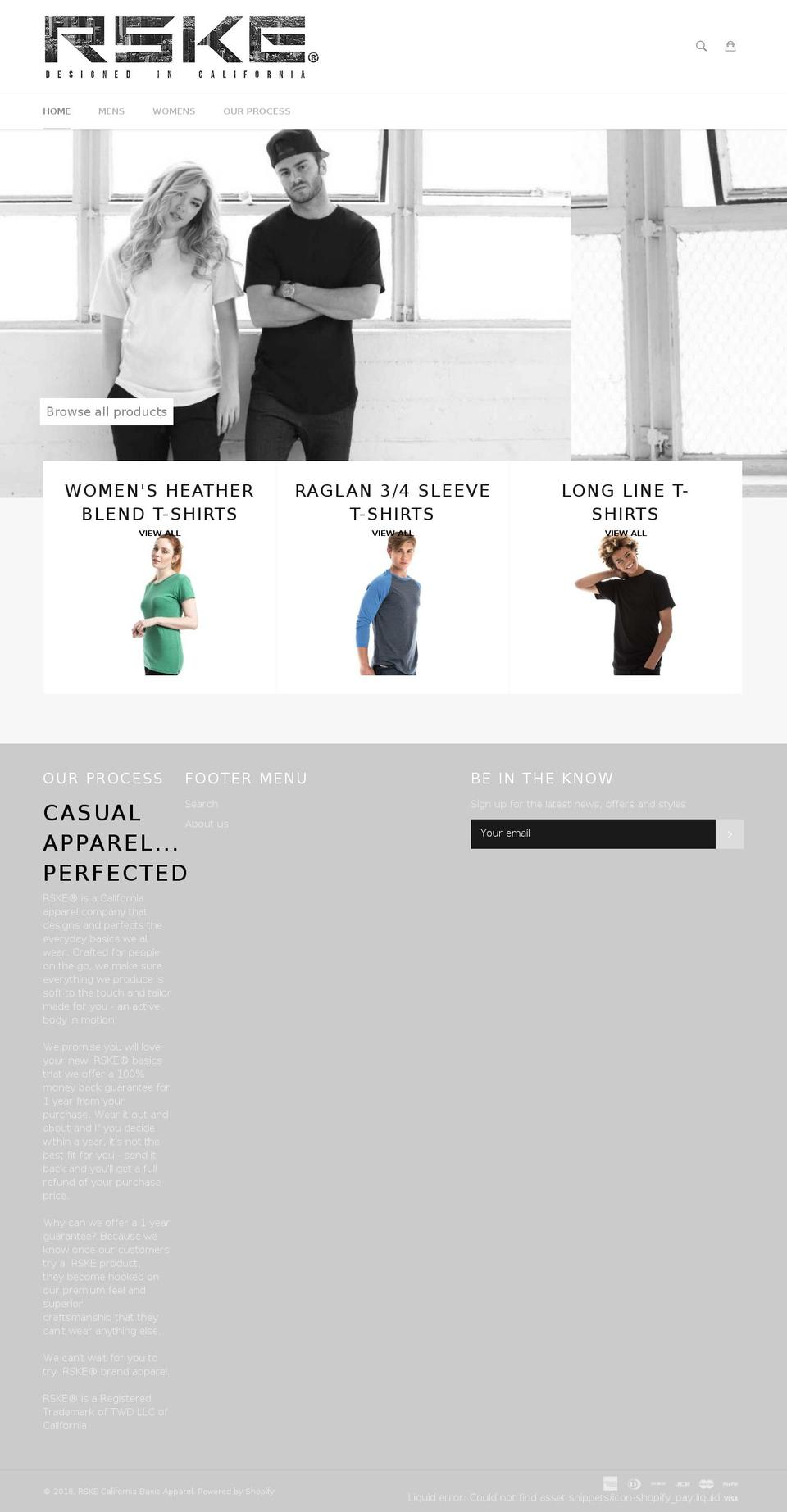 rske.com — Shopify storefront screenshot