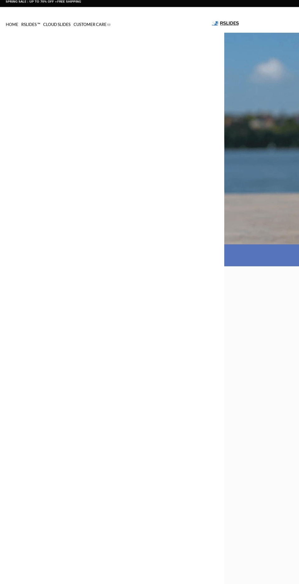 rslides.com shopify website screenshot