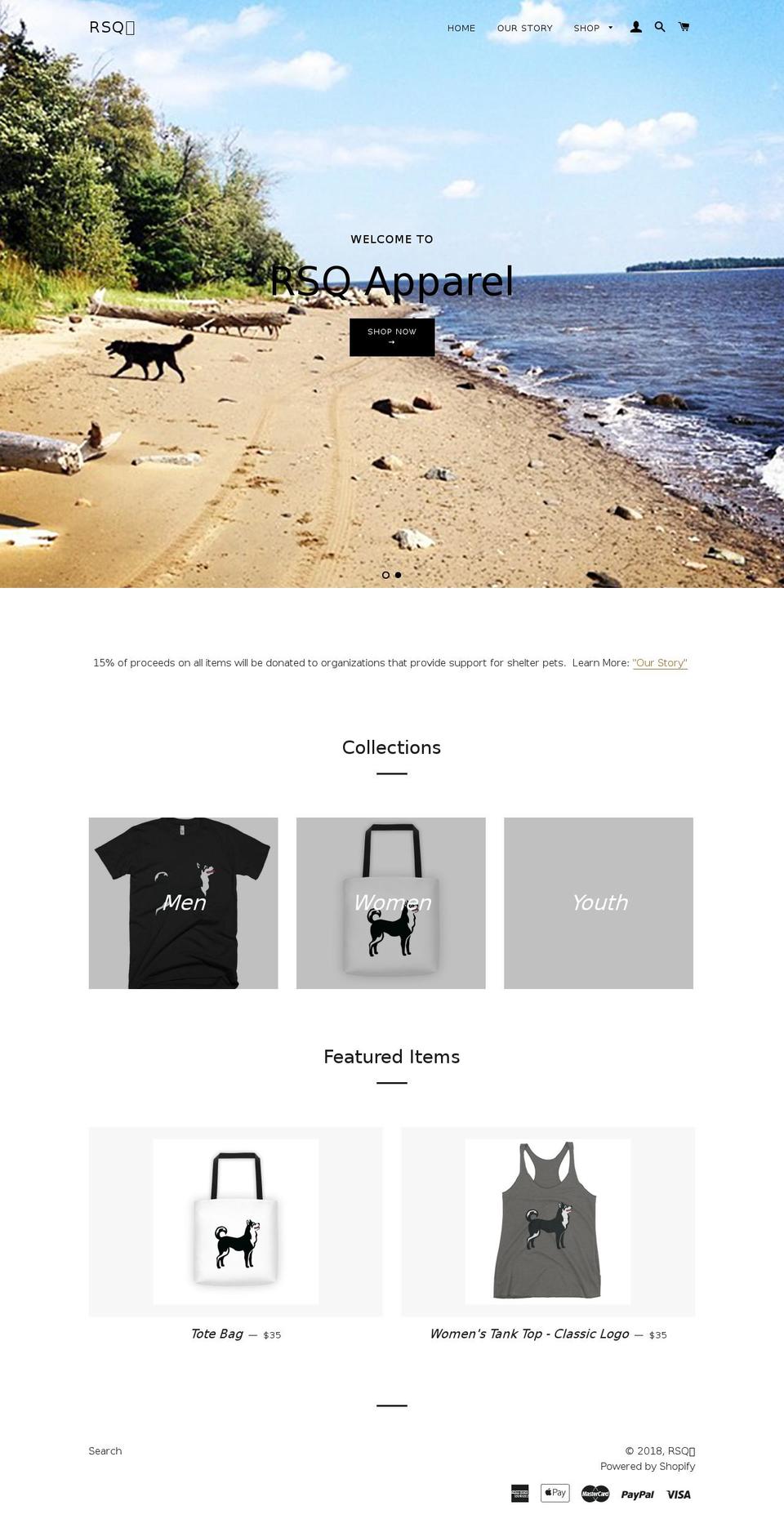 rsq.dog shopify website screenshot